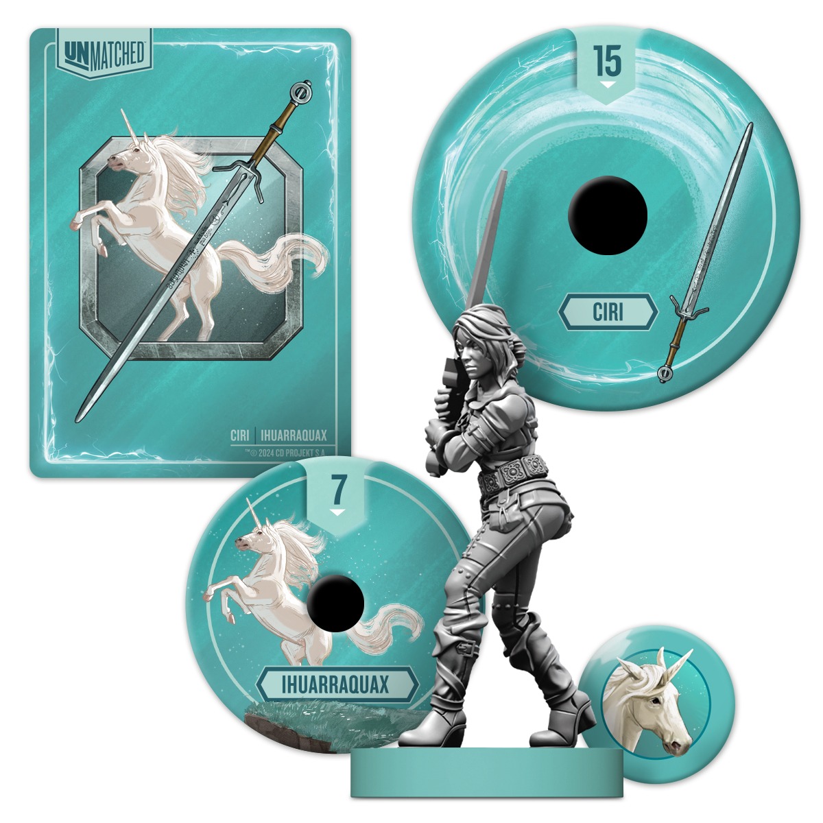 Unmatched : The Witcher - Steel and Silver